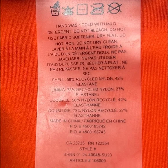 NWT! Babaton Orange Bikini Set Size M - Picture 11 of 13